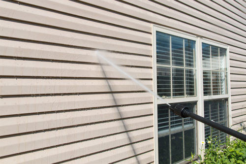 siding of house being washed yadkinville nc